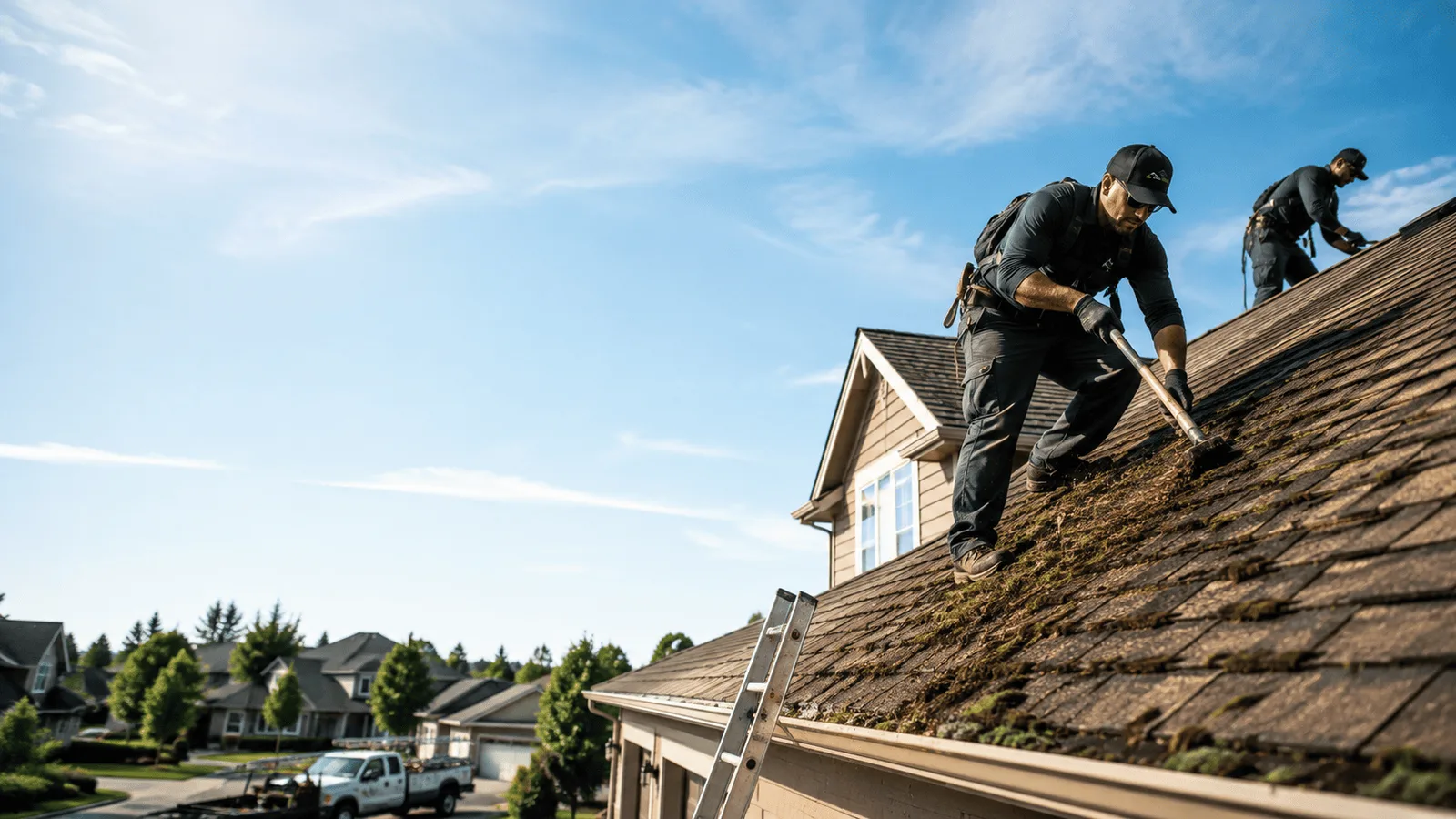 Roof Moss Removal in Teays Valley, WV near me